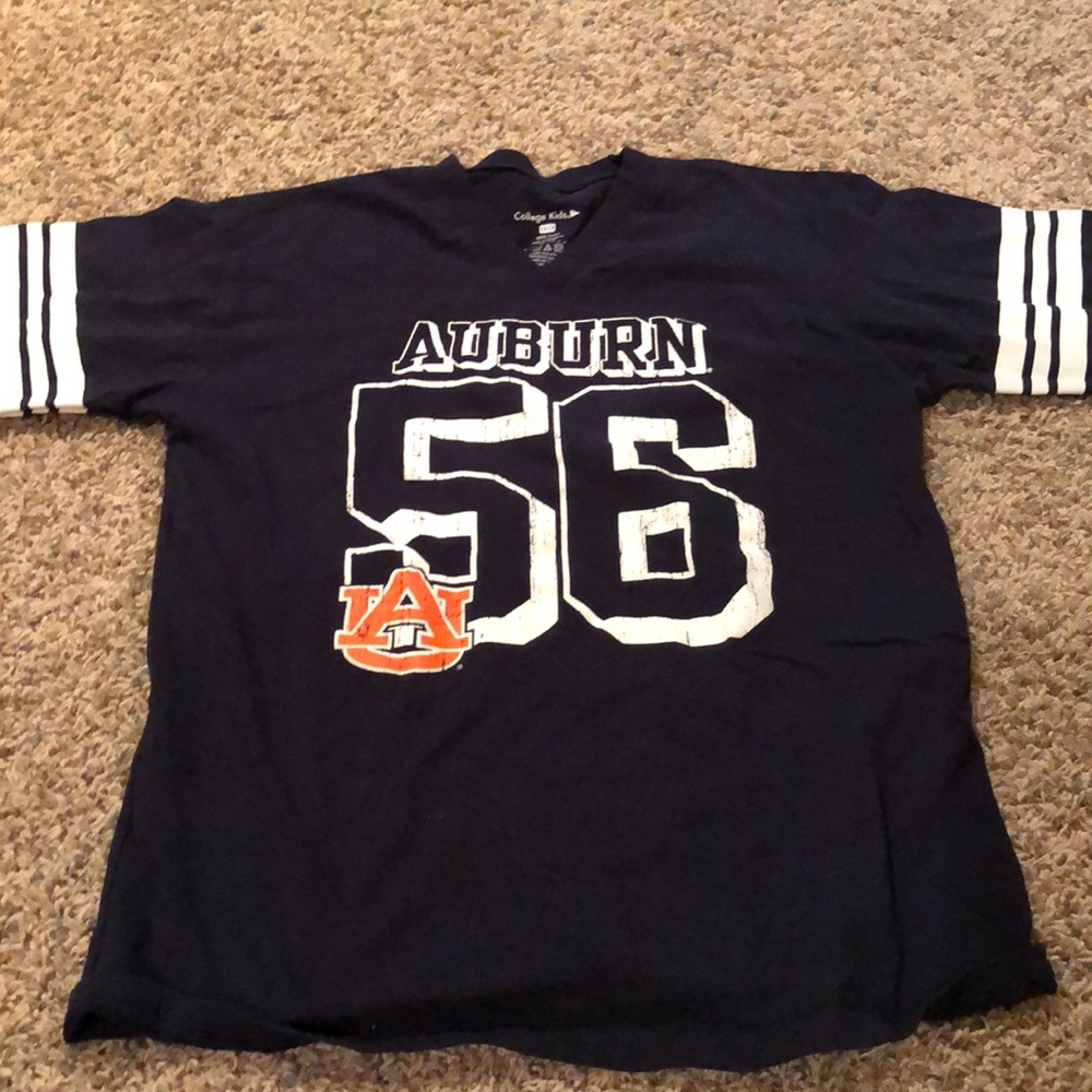 Auburn tee jersey style youth 14-16 EUC